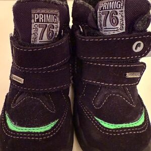 Primigi Black/Lime Gore-Tex Baby/Toddler Boot - Warm & Waterproof